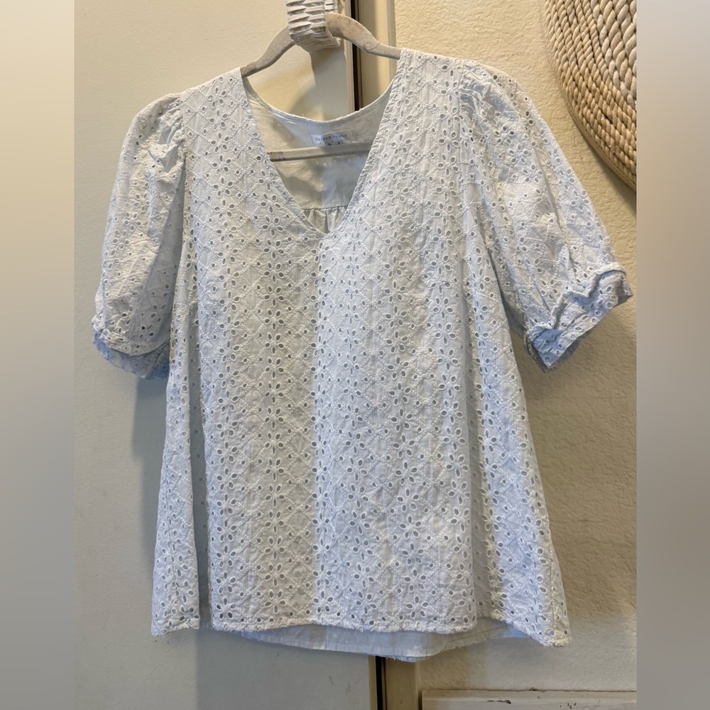 Draper James eyelit top small